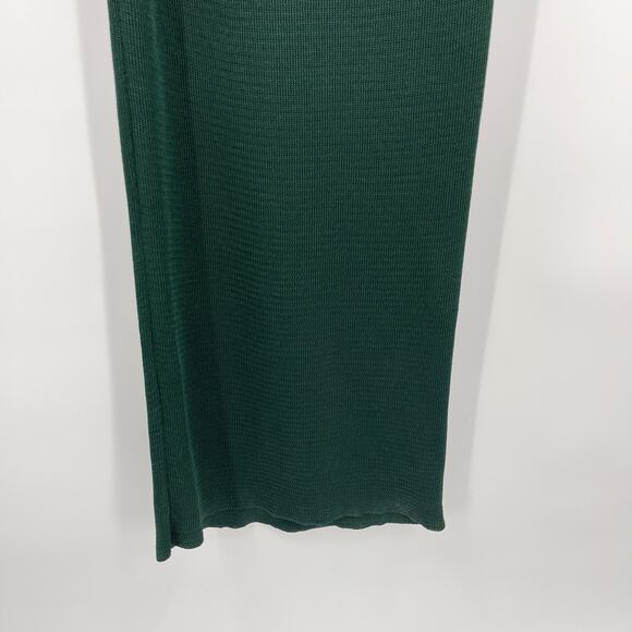 Baobab | NWT Kairi Maxi Dress Cucumber Emerald Green One Shoulder Knit M - Picture 11 of 15